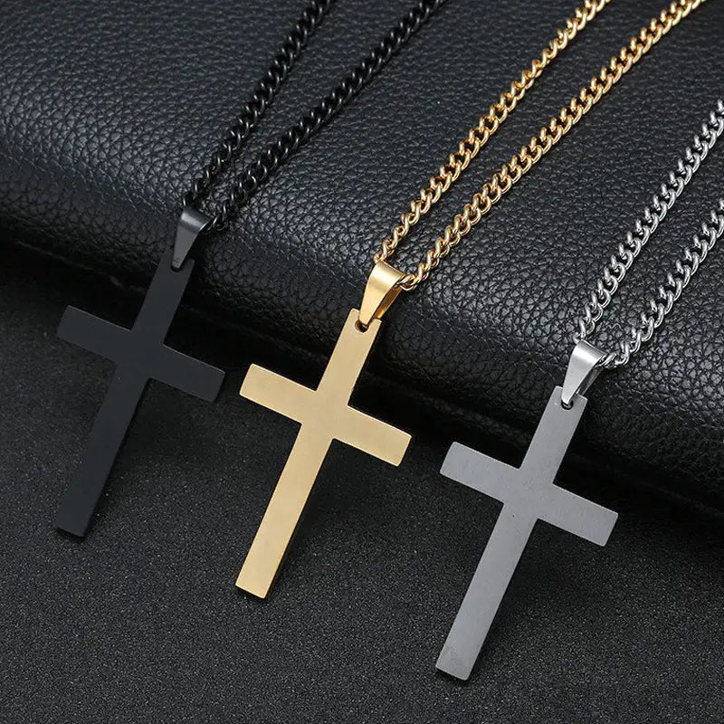 Elegant Cross Pendant and chain necklace