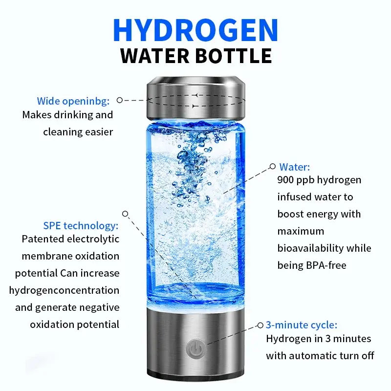 Vitilly Hydrogen Water Bottle